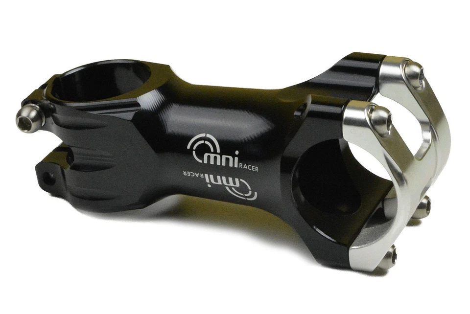 OMNI Racer WORLDS LIGHTEST RACE-Lite Handlebar Stem & Ti Bolts 31.8mm BLACK - Image 2 of 4