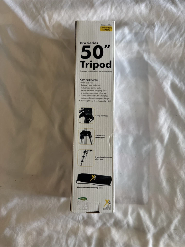 Xit Pro Series 50" Inch Tripod For Cameras and Camcorders Includes carrying bag - Image 3 of 4