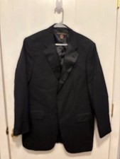 Tommy Hilfiger Tuxedo Jacket Mens 40 Regular Black 2 Button 33" Length