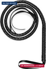 Halloween Black Whip Prop for Costume - Black Whips Costume Pu Leather Props, No