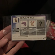 Pokemon Ruby Version GBA Instruction Booklet w/ Sealed gentleman nils promo card