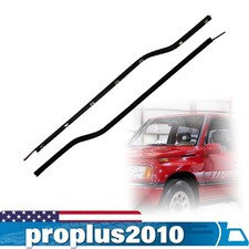 2pcs Door Window Sweep Weatherstrip Seals For 1989-1998 Chevrolet Tracker 2-door 2pcs Door Window Sweep Weatherstrip Seals For 1989-1998 Chevrolet Tracker 2-door