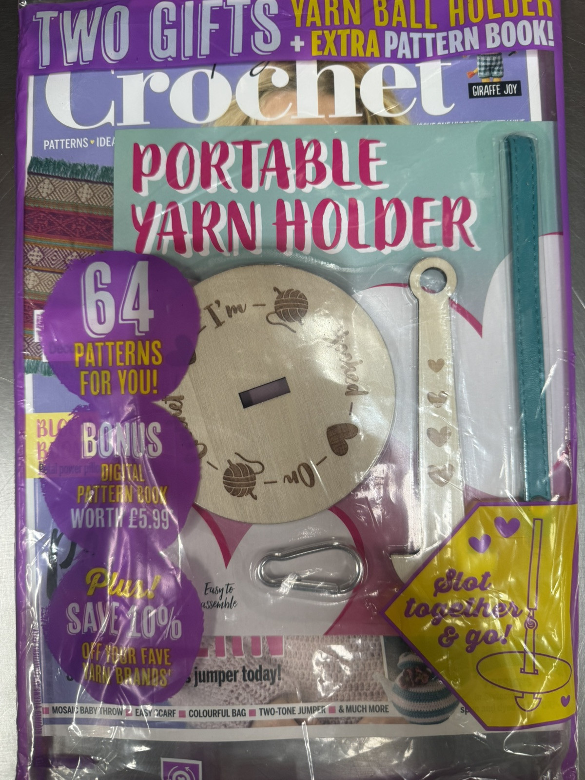 Simply Crochet Magazine #159 2025 + Portable Yarn Holder & Digital Pattern Book