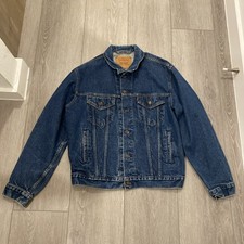 Vintage 90s Levi's Mens Size 42 Denim Type 3 Trucker Jean Jacket 70506 USA