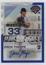 2024 Prospect Edition Blue Wave Prizm Signatures 71/75 Drew Thorpe #174 Auto 1b3