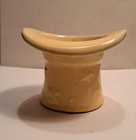 shawnee pottery stars and stripes top hat yellow planter 1940s nice shape — photo 1