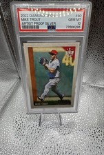 2022 Panini Diamond Kings - Mike Trout #40 Artist's Proof Silver /99