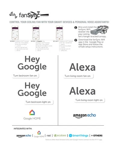 Fanimation FPD8534 Kute 52" 3 Blade Indoor Ceiling Fan - Picture 4 of 18