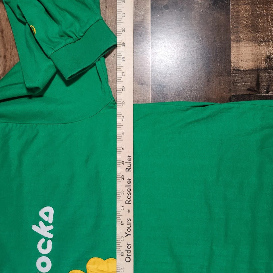 Camisa De Colección Stall & Dean Rucker Park Para Hombres XXL Verde #9 Trébol Harlem Foto 4 de 4