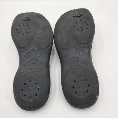 B21 Vintage KEEN Men’s Shanti Slip-On Sandal Clog with Toe Post Black Mens Sz 13 B21 Vintage KEEN Men main image 4