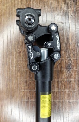 SR Suntour SP25 NCX Federsattelstütze 30,9 mm Aluminium 350 mm Schwarz Medium