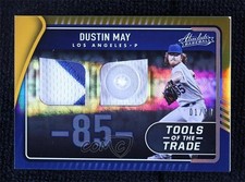 2022 Absolute Tools of the Trade 2 Swatch Spectrum Gold 1/10 Dustin May lz7