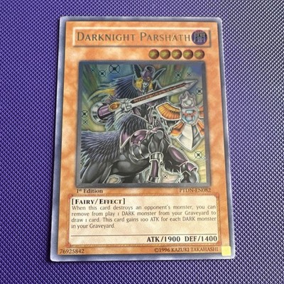 Yu-Gi-Oh! Darknight Parshath PTDN-EN082 1st Edition Ultimate rare NM/VLP 