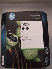 HP 952XL High Yield Black Original Ink Cartridge 2 pack New Exp feb 2028