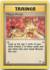 Misty's Wrath Uncommon Gym Heroes G1 Trainer Unlimited 114/132 2000 MP on eBay