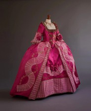 Robeala francaise Rococo Baroque Dress BallGown Costum 18th Century Fancy French