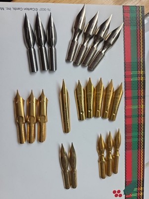 VINTAGE NEW NIBS DAN POLITT,  M.O. THOMPSON, SENGBUSCH, TURNER &HARRISON 