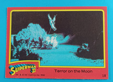 1980 Topps Superman II Movie Trading Card #18 Trouble of the Moon