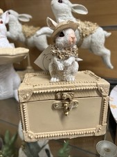 Pasqua Oggettistica Cofanetto Porta Cioccolatini con Coniglietto /Linea Pláthea