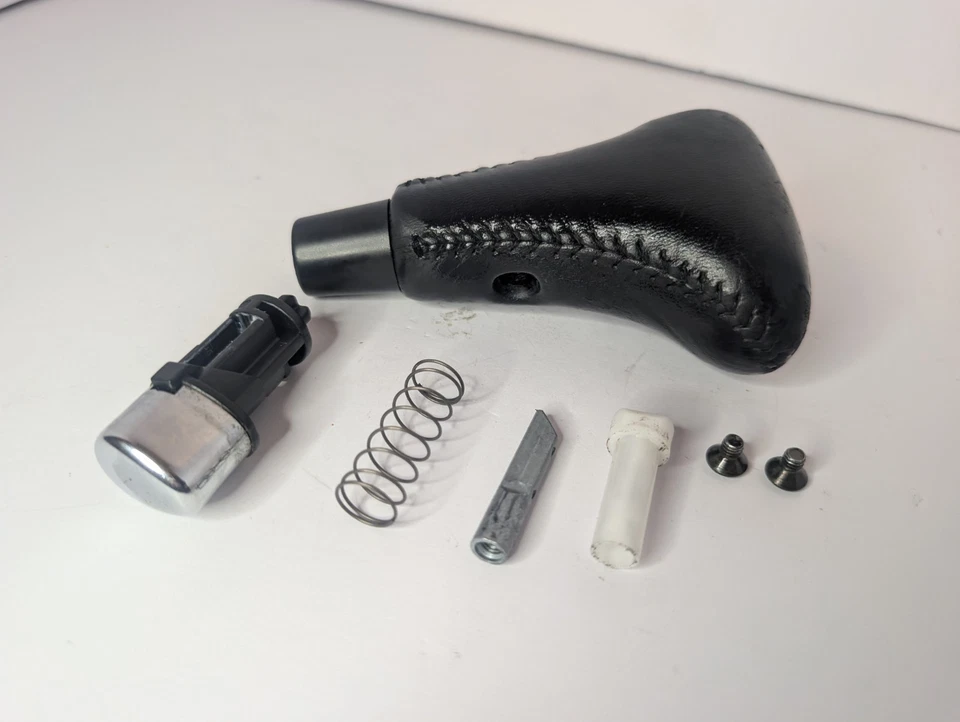 OEM 1999 Acura TL 3.0 perilla de cambio cuero negro palanca de cambios automática original🔥 Foto 2 de 4