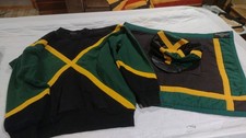 Horse Riding Clothes Nag Rags Cross Country Set Black/Green/Gold