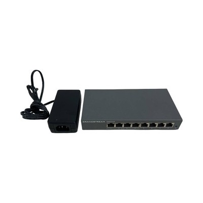 Grandstream GWN7711P 8-Port L2 Lite Managed Gigabit Switch w/ Power Cable