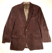 Lauren Ralph Lauren Pinwale Corduroy Men s Sport Coat Blazer Deep Purple Sz 42L