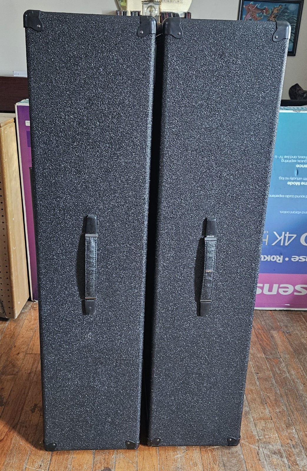 2 VINTAGE KUSTOM MODEL 3+2  SPEAKERS 1970's IMMACULATE CONDITION FROM MY CHURCH - second product detail image