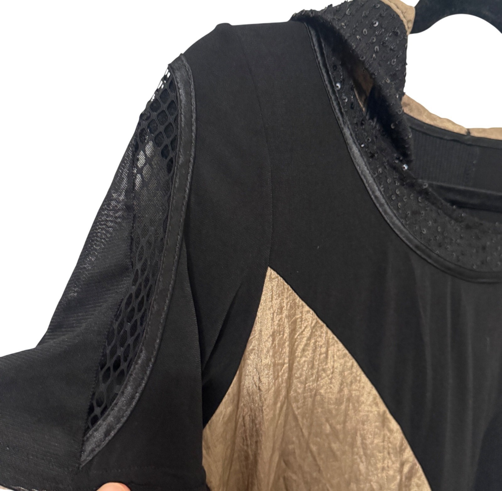 Cinderella Patchwork Tunic Size Large L Dress Mes… - image 3