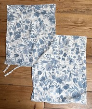 EUC Ralph Lauren ADA SHAMS 100% coton bleu floral