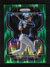 2022 Panini Prizm Tier II Forest Green Flash Prizm 4/5 Jarred Kelenic #124 0s1o
