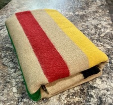 Wool of the West Full Queen 100 Percent Virgin Wool Blanket Unused Vintage USA