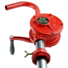 K-Tool 72200 Hand Rotary Style Barrel Pump Fit 15, 30 & 55 Gallon Drums