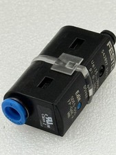 Festo SDE5-D10-FP-Q6E-P-M8 542897 ES13 15-30VDC 0-10bar Pressure Sensor Used