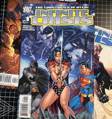 INFINITE CRISIS DC COMICS LOT OF 3 JIM LEE COVERS