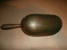 Vintage AMPCO S44 USA Non-Sparking Flour / Grain Feed Metal Scoop