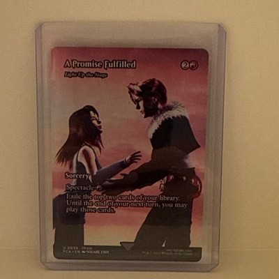 Magic: The Gathering A Promise Fulfilled Sorcery Red Square Enix Final Fantasy