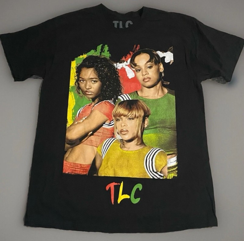 TLC BAND RAP R&B CONCERT T-SHIRT SIZE MEDIUM