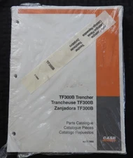 GENUINE CASE MODEL TASK FORCE TF 300B TRENCHER PARTS CATALOG MANUAL MINTY SEALED