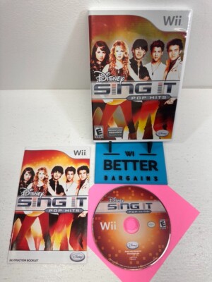 Disney Sing It Pop Hits Nintendo Wii - Complete CIB With Manual