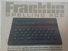 Franklin Computer Spelling Ace SA-88 English Spell Checker TESTED