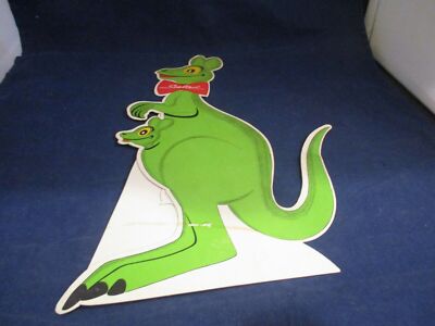 Sealtest Ice Cream 1950s Kangaroo Rare Collectible Promo Store Display Standee