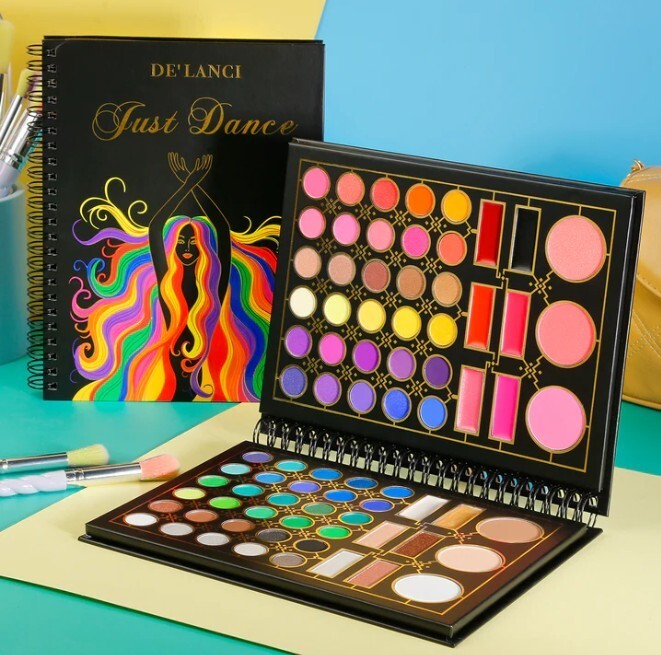 Palette maquillage DE'LANCI Just Dance fard à paupières 78 color pour les yeux