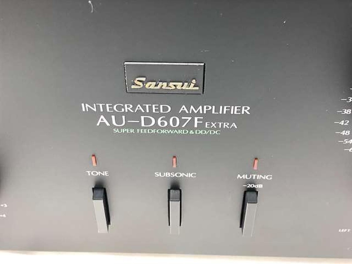 SANSUI AU-D607F EXTRA Stereo Integrated Amplifier Working SANSUI AU-D607F EXTRA Stereo Integrated Amplifier Working