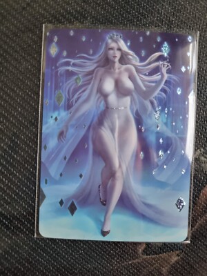 Elsa Frozen Waifu Doujin Anime Göttin Fanmade Karte