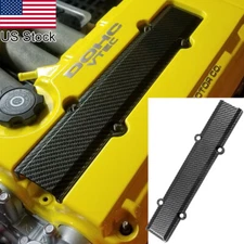 1PC JDM Carbon Fiber Pattern Valve Spark Plug Cover For Honda Civic B16 B18 VTEC