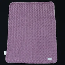 Cuddle Time Minky Swirl Baby Security Blanket Lavender Purple Lovey 30" x 39"