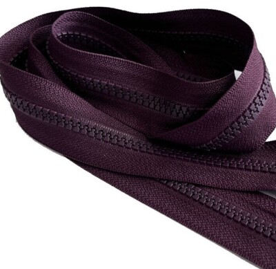 1pc 22 Inch YKK #5 Molded Plastic Reversible Jacket Zipper Separating