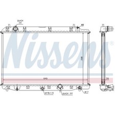 Kühler Wasserkühler Motorkühler für Honda CR-V II FR-V RD 2.2 CTDI BE 2.2i-CTDI