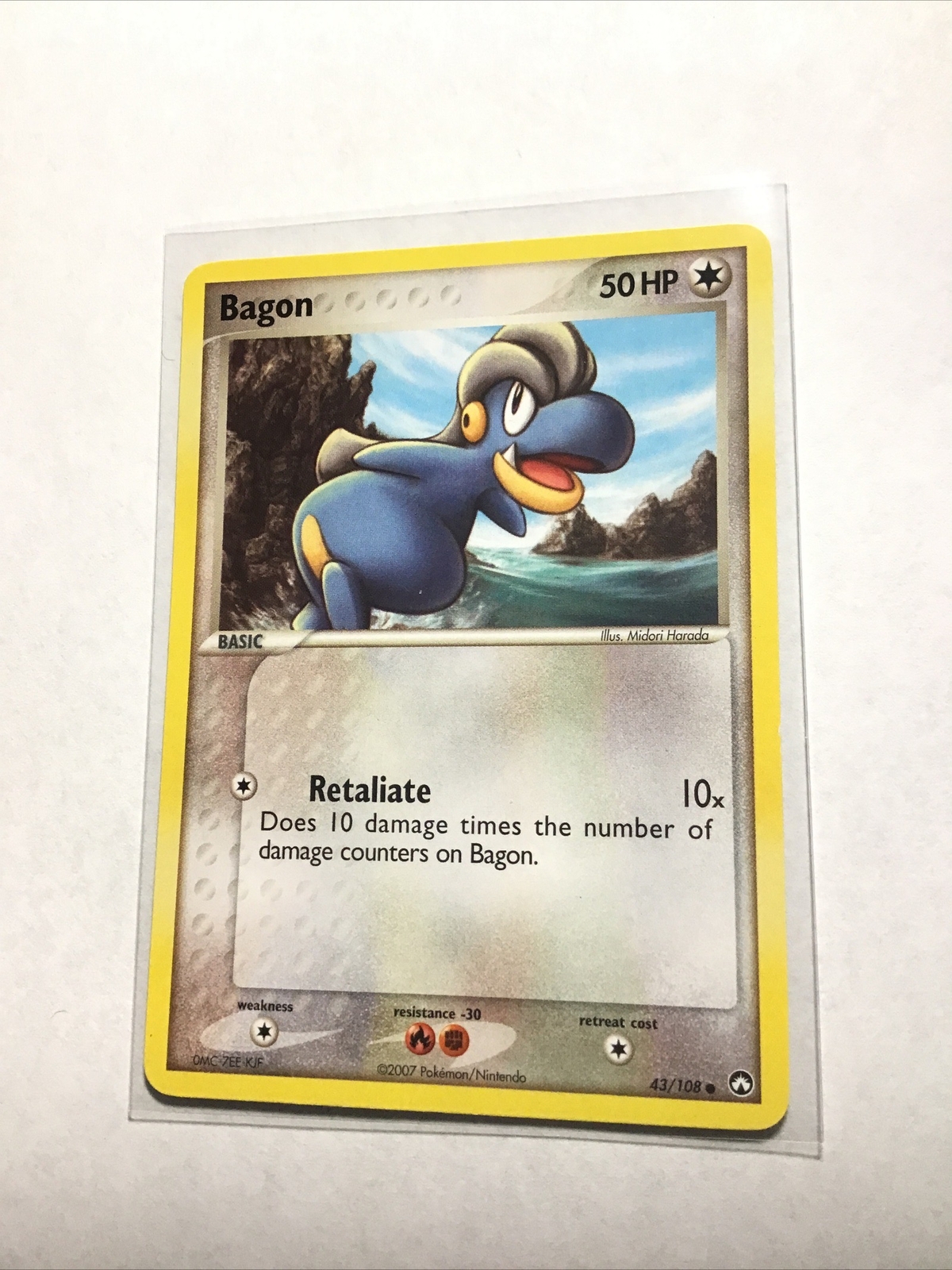 BAGON - 43/108 - Power Keepers - Pokemon Card - LP